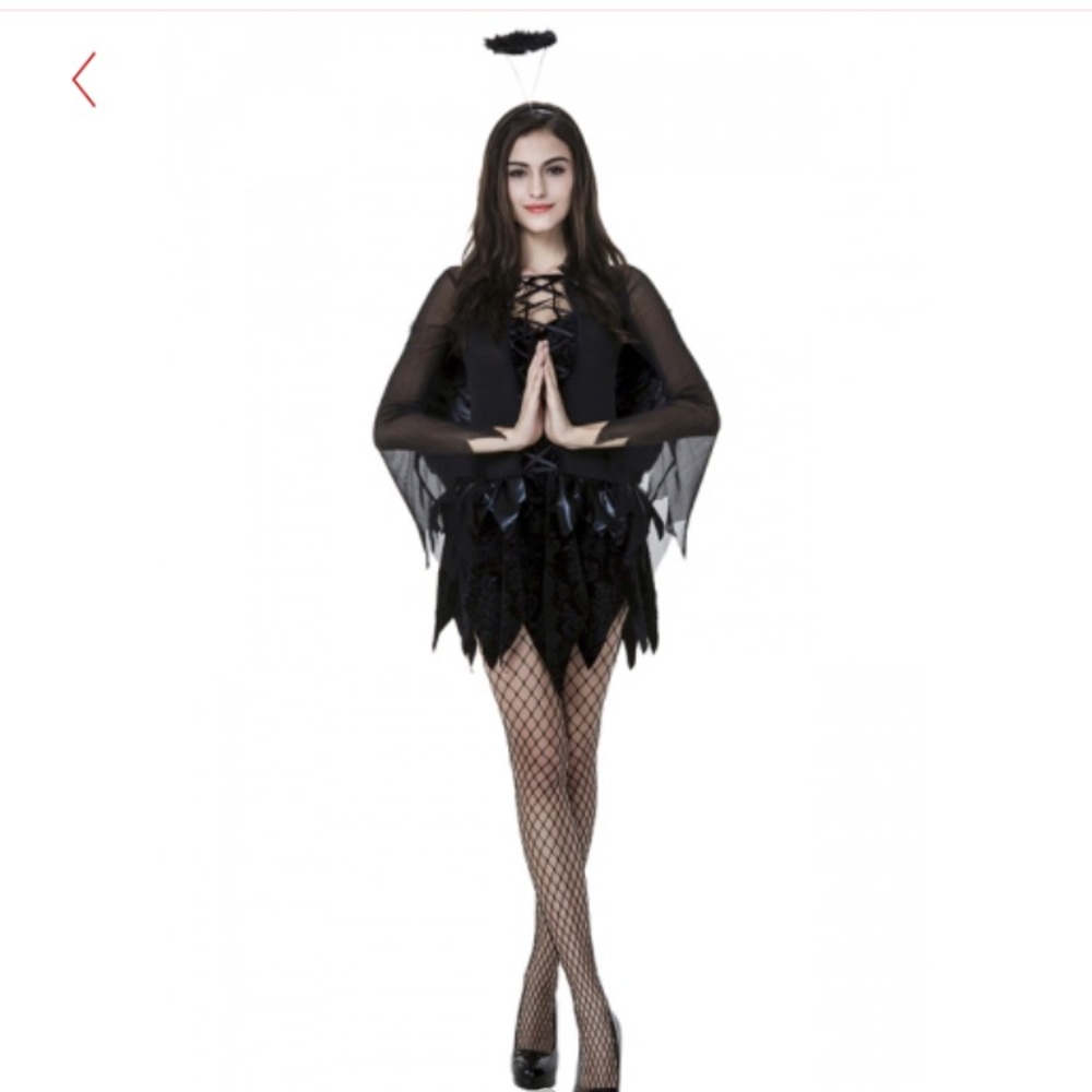 Haloween costume-black angel